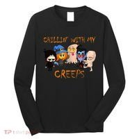 Chillin With My Creeps Long Sleeve Shirt thumb 0
