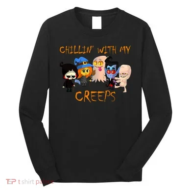 Chillin With My Creeps Long Sleeve Shirt