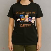 Chillin With My Creeps T-Shirt thumb 4