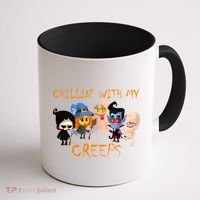 Chillin With My Creeps Coffee Mug thumb 1