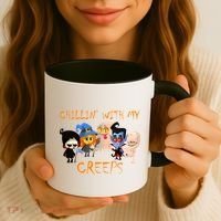 Chillin With My Creeps Coffee Mug thumb 3