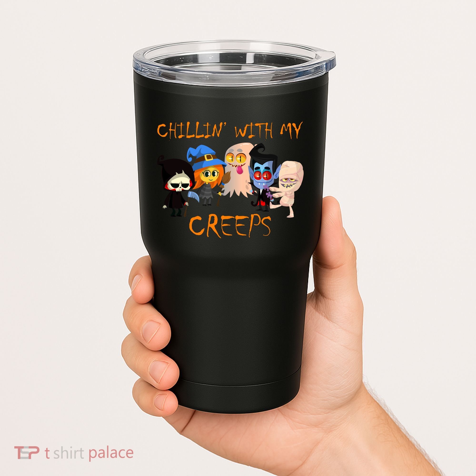 Chillin With My Creeps Tumbler