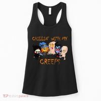 Chillin With My Creeps Women's Tank Top thumb 0