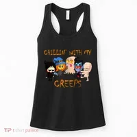 Chillin With My Creeps Women's Tank Top thumb 0