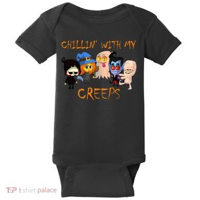 Chillin With My Creeps Baby Bodysuit