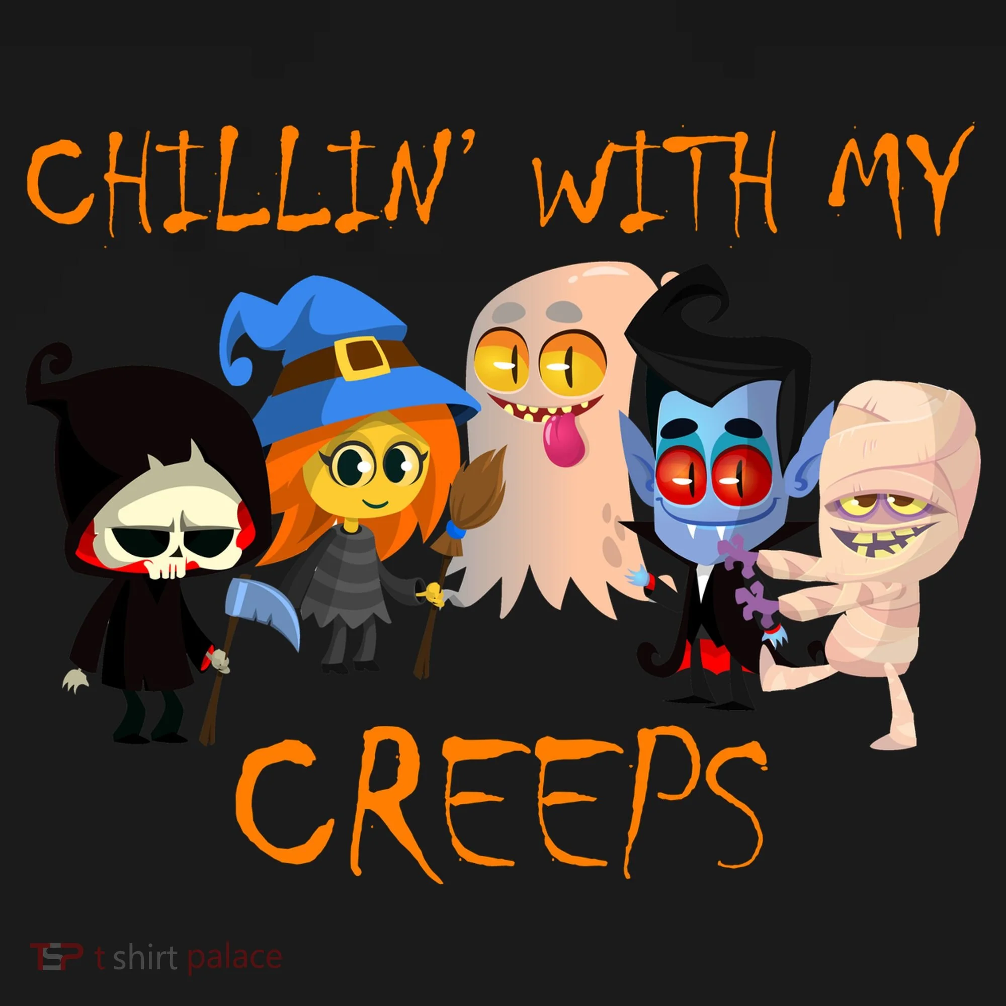 Chillin With My Creeps Baby Bodysuit
