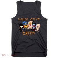 Chillin With My Creeps Tank Top thumb 0
