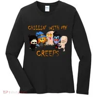 Chillin With My Creeps Women's Long Sleeve Shirt thumb 0