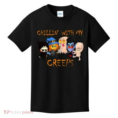 Chillin With My Creeps Kids T-Shirt