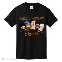 Chillin With My Creeps Kids T-Shirt thumb 0