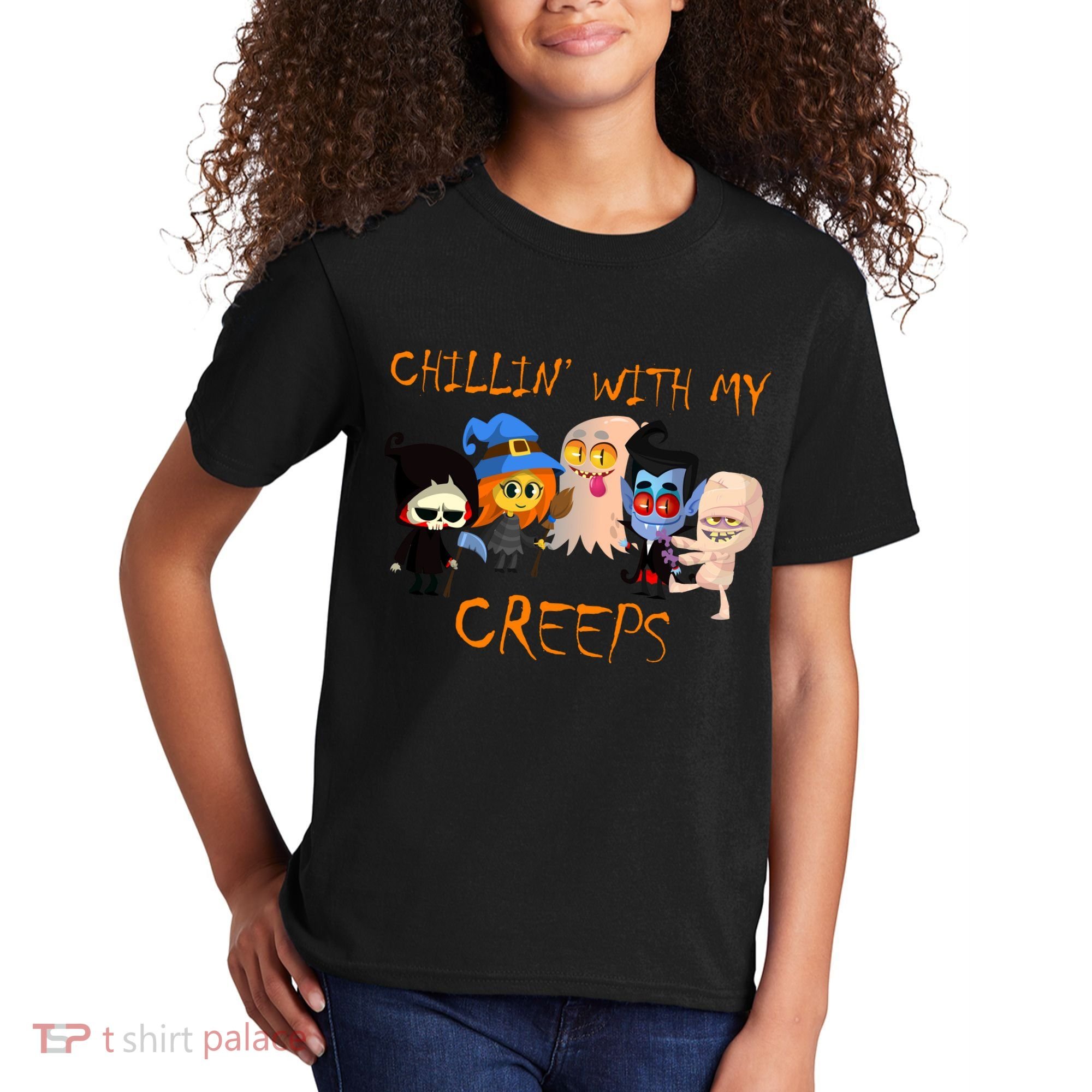 Chillin With My Creeps Kids T-Shirt