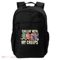 Chillin With My Creeps Halloween Animals Backpack thumb 0