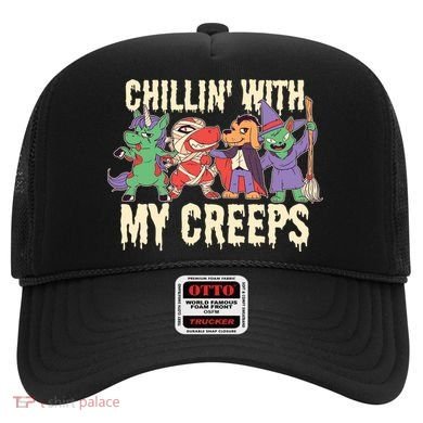 Chillin With My Creeps Halloween Animals Hat
