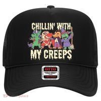 Chillin With My Creeps Halloween Animals Hat thumb 0