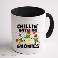 Chillin' With My Gnomies Coffee Mug thumb 1