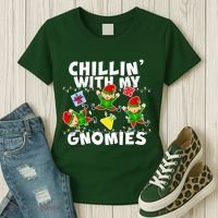 Chillin' With My Gnomies Women's T-Shirt thumb 3