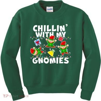 Chillin' With My Gnomies Kids Sweatshirt