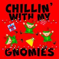 Chillin' With My Gnomies Santa Hat thumb 1