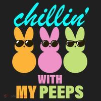 Chillin' With My Peeps Beanie thumb 2