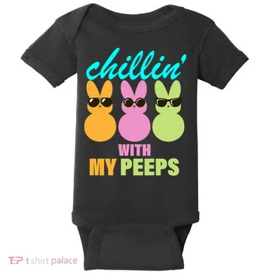 Chillin' With My Peeps Baby Bodysuit