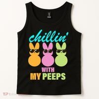 Chillin' With My Peeps Tank Top thumb 2