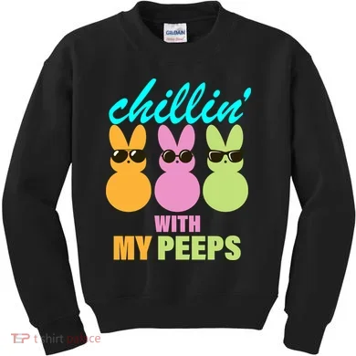 Chillin' With My Peeps Kids Sweatshirt