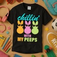 Chillin' With My Peeps Kids T-Shirt thumb 3