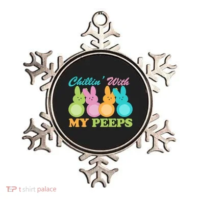 Chillin With My Peeps Easter Rabbits Ornament