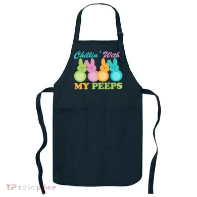 Chillin With My Peeps Easter Rabbits Apron