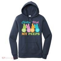 Chillin With My Peeps Easter Rabbits Women's Hoodie thumb 0