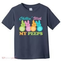 Chillin With My Peeps Easter Rabbits Toddler T-Shirt thumb 0