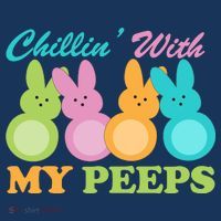 Chillin With My Peeps Easter Rabbits Visor thumb 3