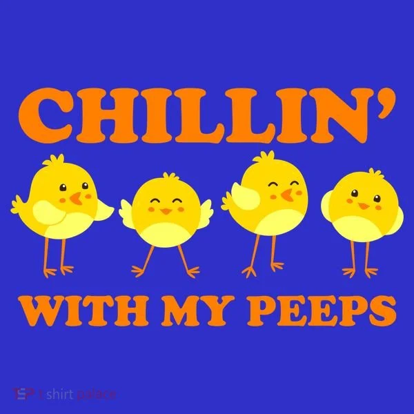 Chillin With My Peeps Funny Easter Tumbler