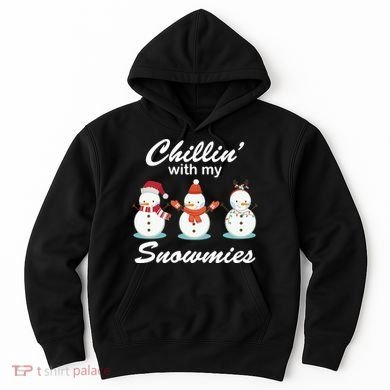 Chillin With My Snowmies Christmas Hoodie