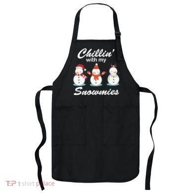 Chillin With My Snowmies Christmas Apron