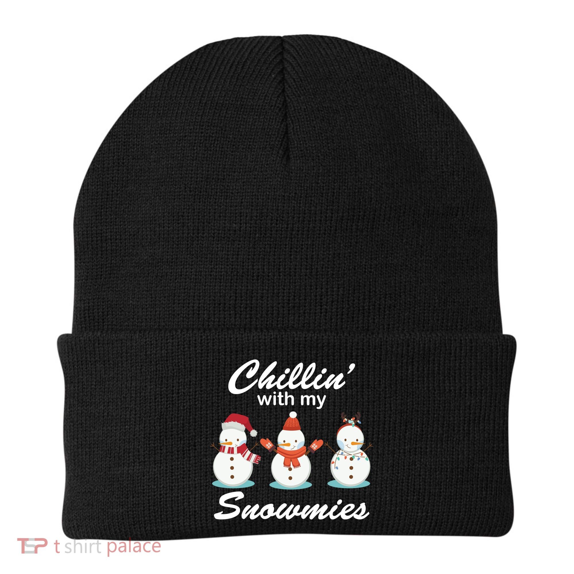 Chillin With My Snowmies Christmas Beanie