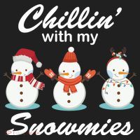 Chillin With My Snowmies Christmas Hat thumb 2