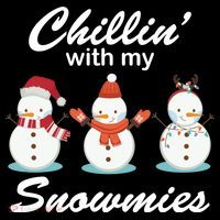 Chillin With My Snowmies Christmas Tote Bag thumb 4