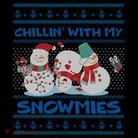 Chillin' With My Snowmies Ugly Christmas Coffee Mug thumb 5