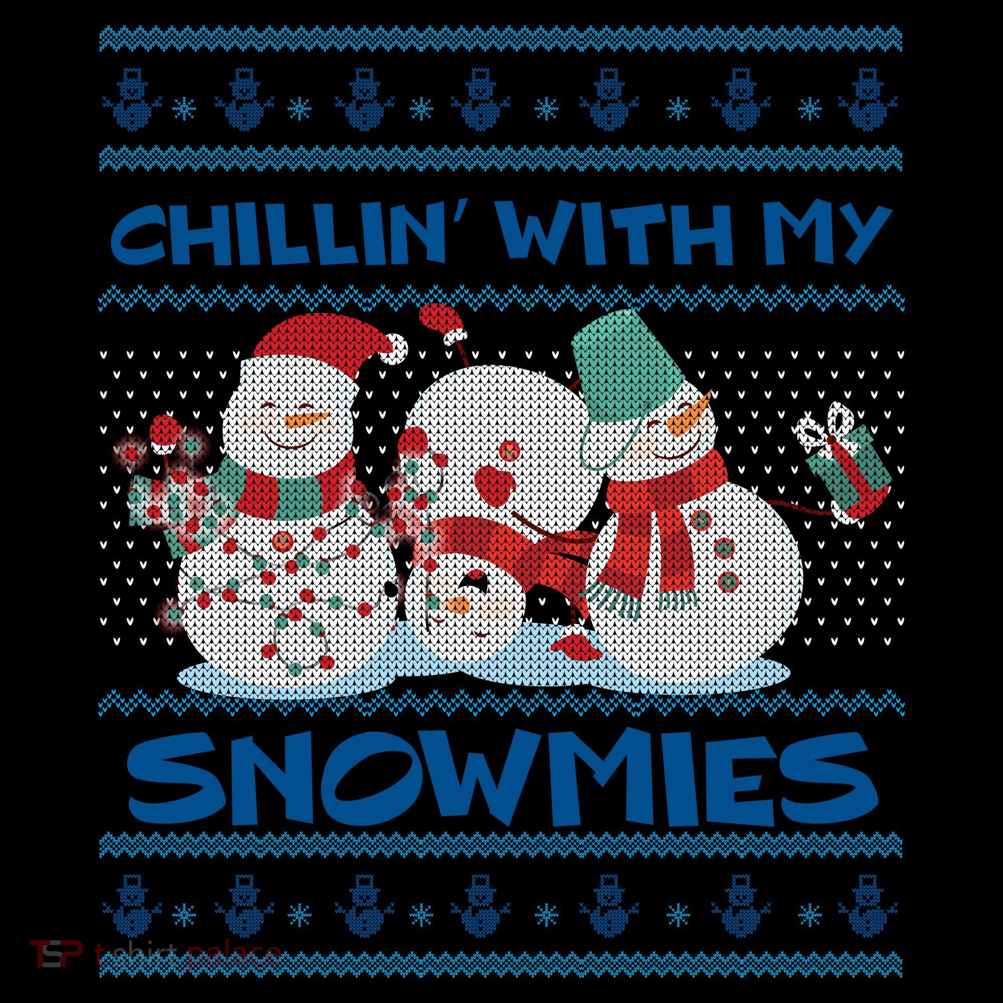 Chillin' With My Snowmies Ugly Christmas Coffee Mug