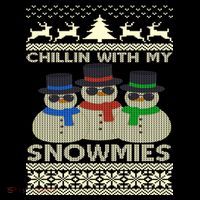 Chillin With My Snowmies Ugly Christmas Pajama Set thumb 2