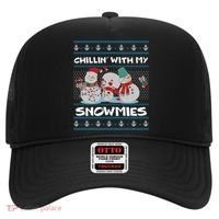 Chillin' With My Snowmies Ugly Christmas Hat thumb 0