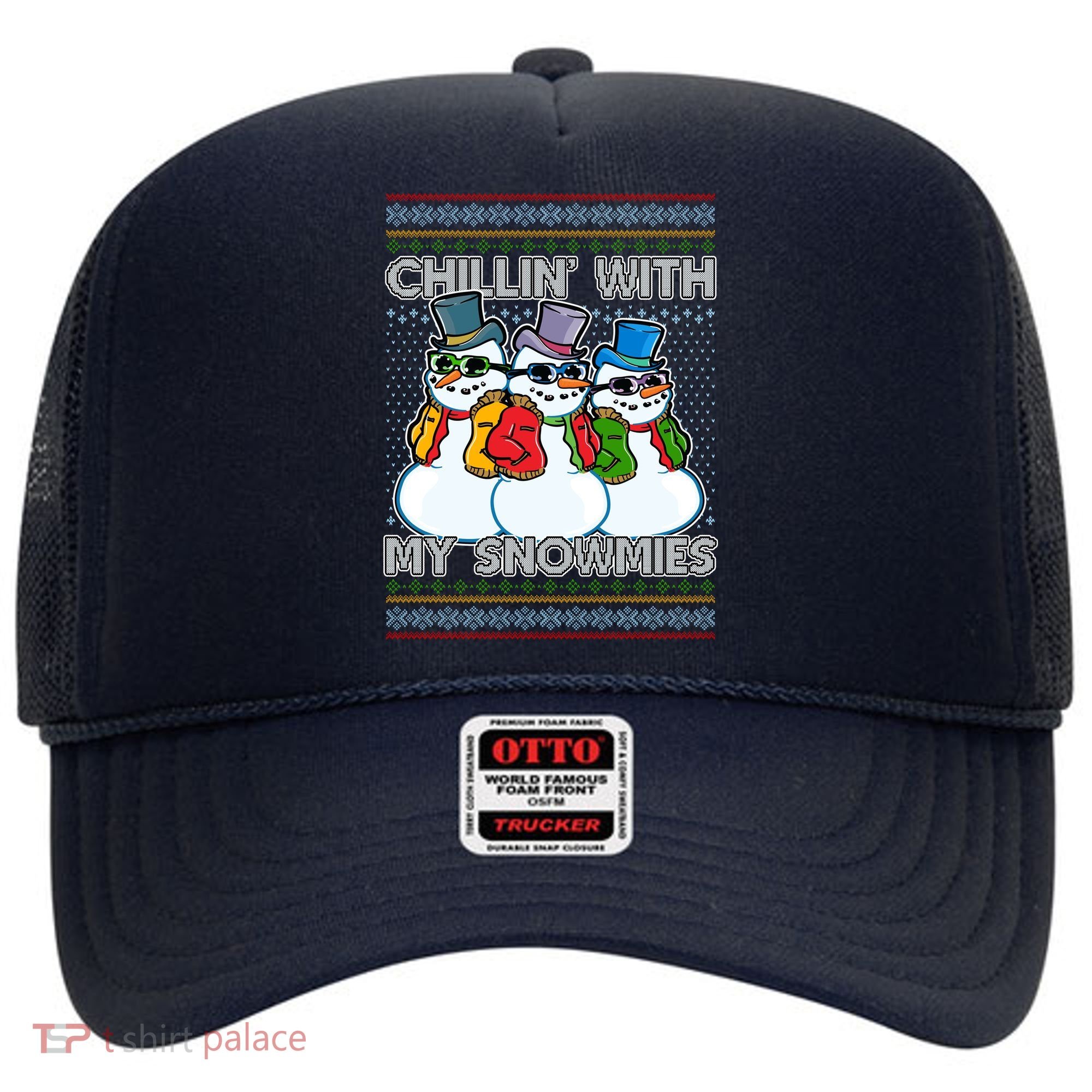 Chillin' With My Snowmies Ugly Christmas Sweater Hat