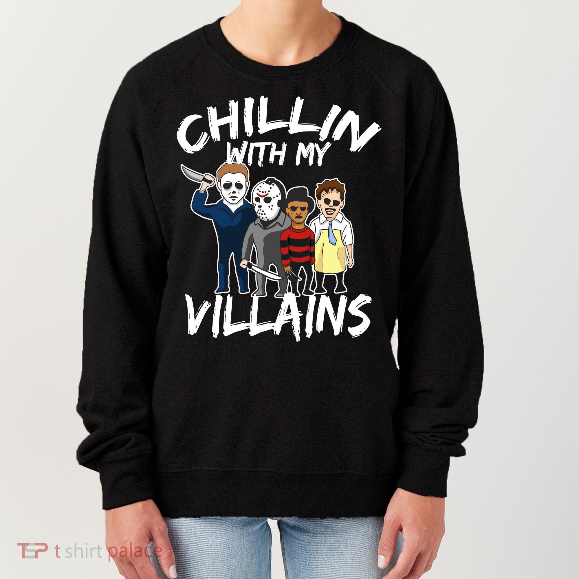 Chillin With My Villains Women's Sweatshirt