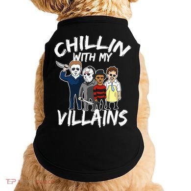 Chillin With My Villains Doggie Tank