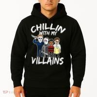Chillin With My Villains Hoodie thumb 2