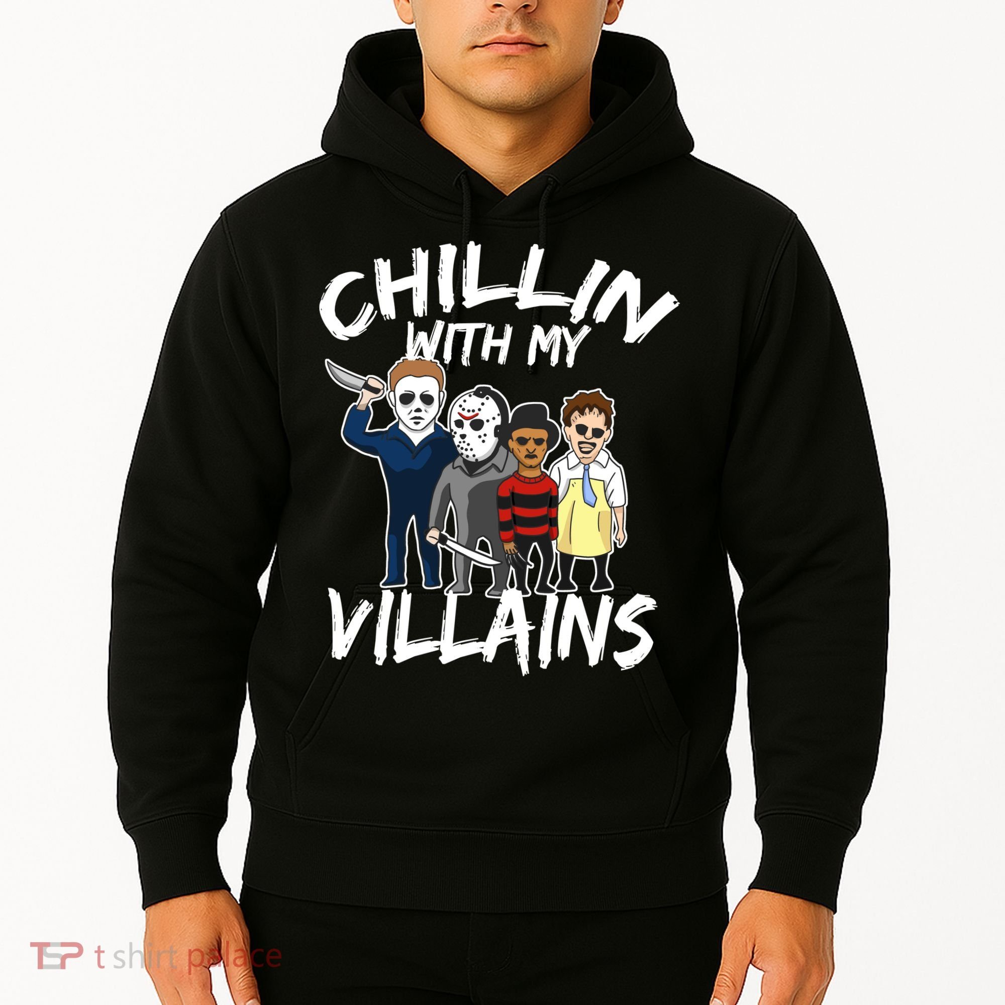 Chillin With My Villains Hoodie
