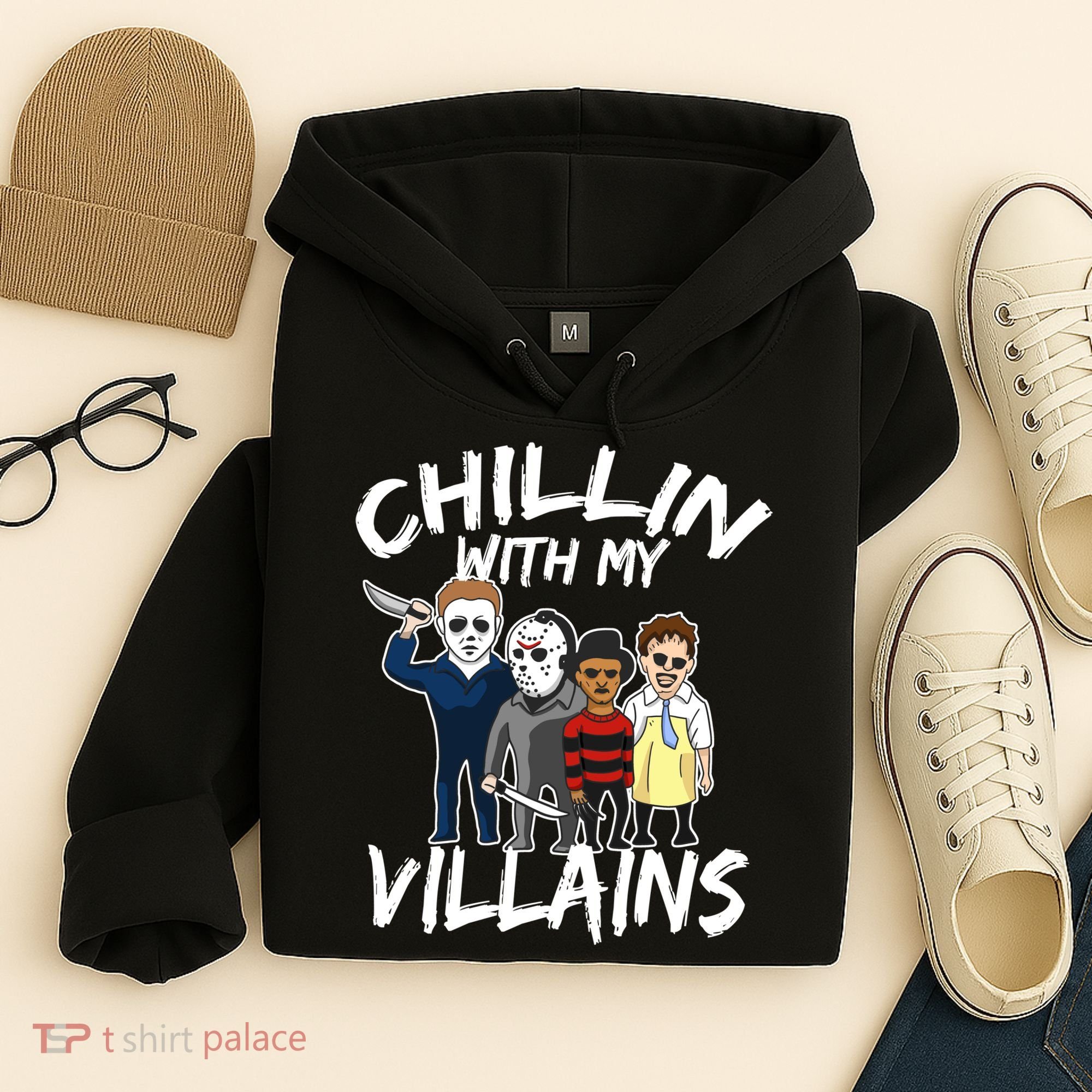 Chillin With My Villains Hoodie