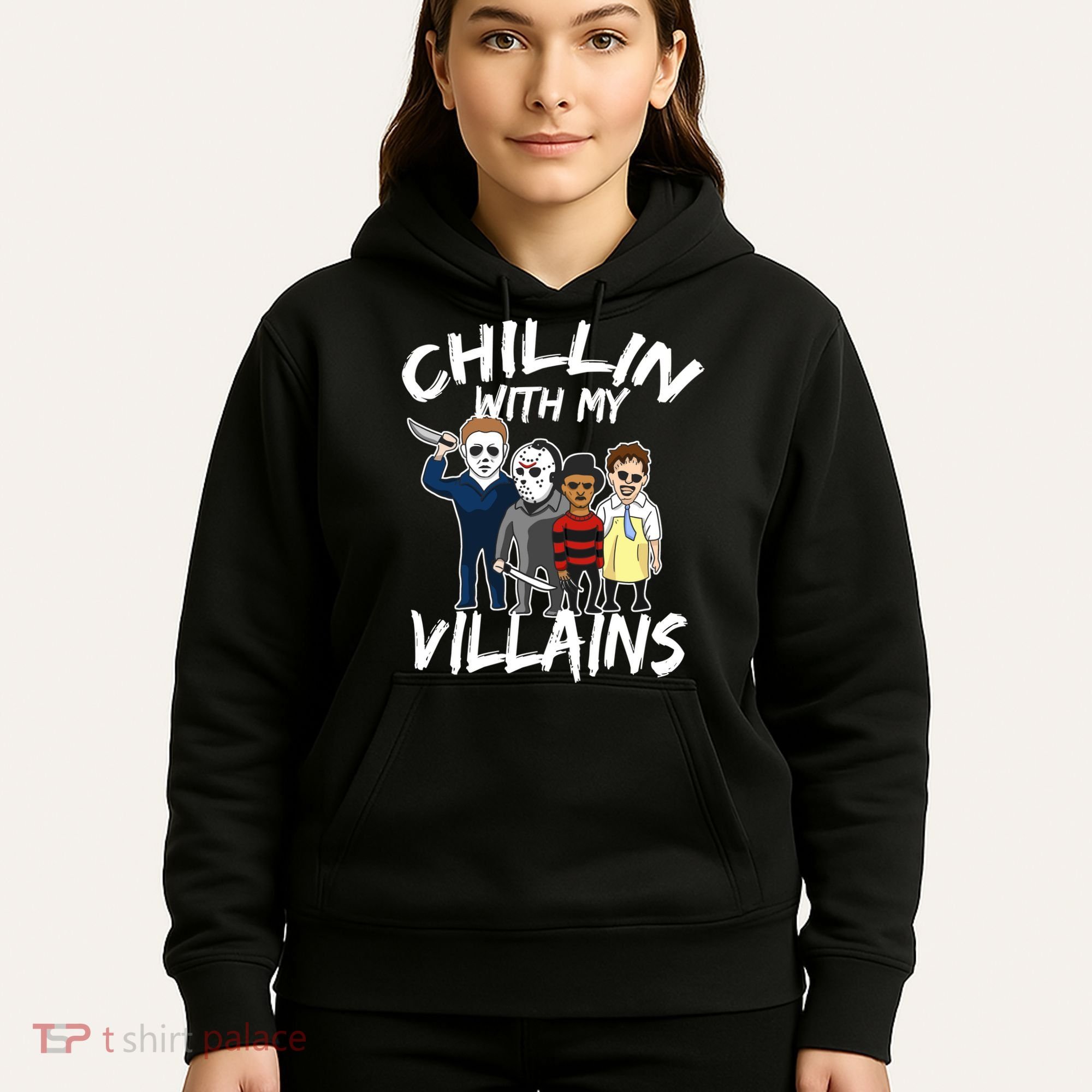 Chillin With My Villains Hoodie