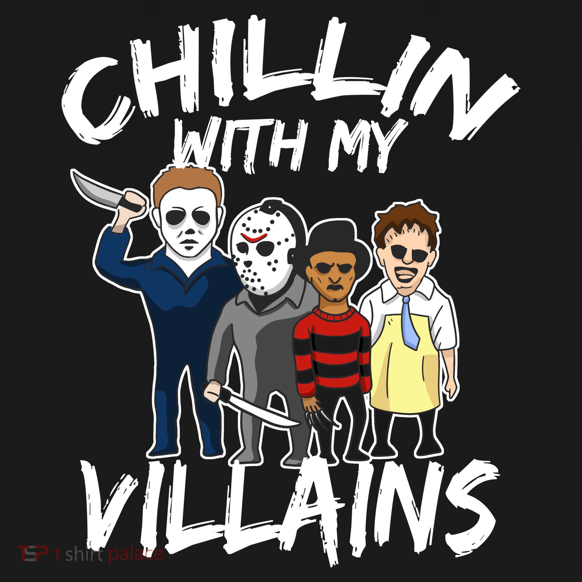 Chillin With My Villains Long Sleeve Shirt